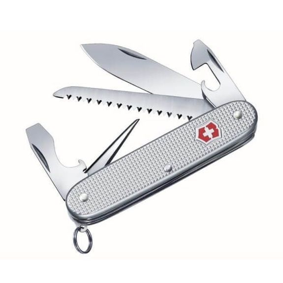 0.8241.26 Couteau suisse Victorinox Farmer Alox gris