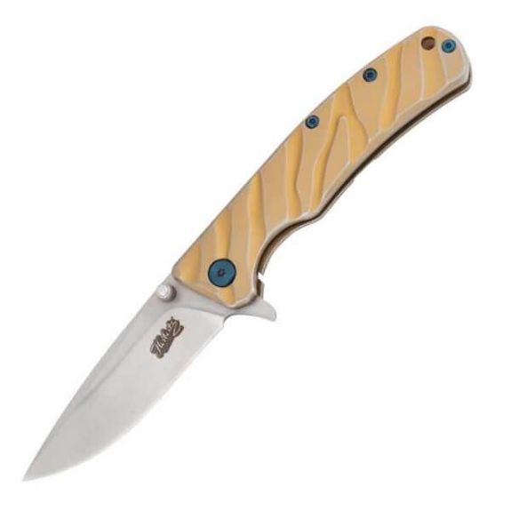 HE.53019 Herbertz Selektion pocket knife in gold-plated stainless steel