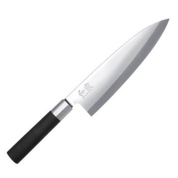 6715.D Deba Kai Wasabi black stainless steel knife