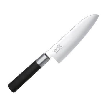 6716.S Kai Wasabi black stainless steel Santoku knife