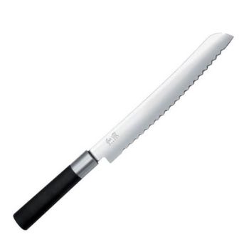 6723.B Kai Wasabi black stainless steel bread knife