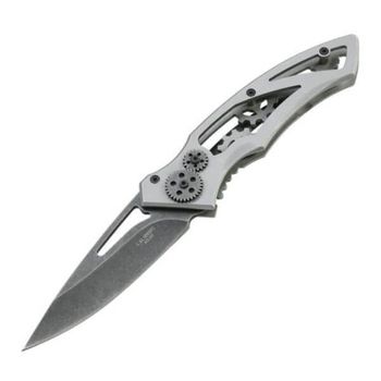 295112 Herbertz stainless steel pocket knife with gears