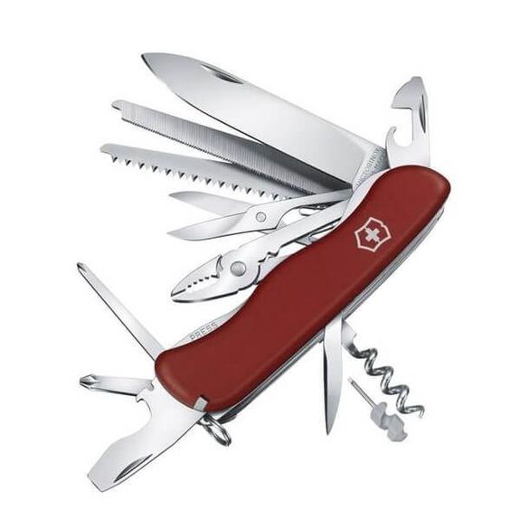 0.8564 Couteau suisse Victorinox Workchamp rouge avec scie à métaux