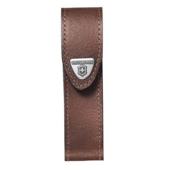 4.0547 Etui pour couteau suisse Victorinox en cuir marron 4 à 10 pièces