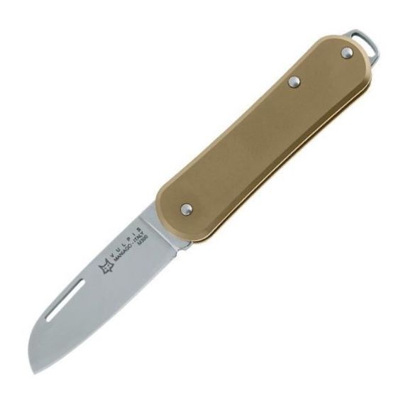 FX.VP108OT Fox Vulpis VP108 folding knife brass