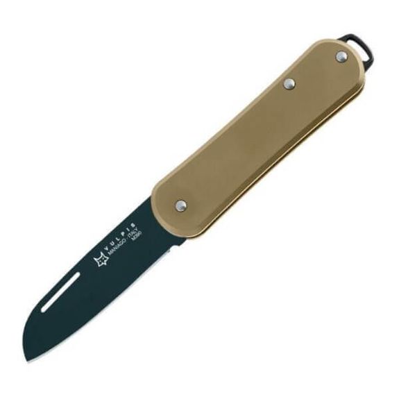 FX.VP108OTB Fox Vulpis VP108 folding knife brass