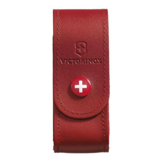 4.0520.1 Etui pour couteau suisse Victorinox 6 à 14 pièces en cuir rouge