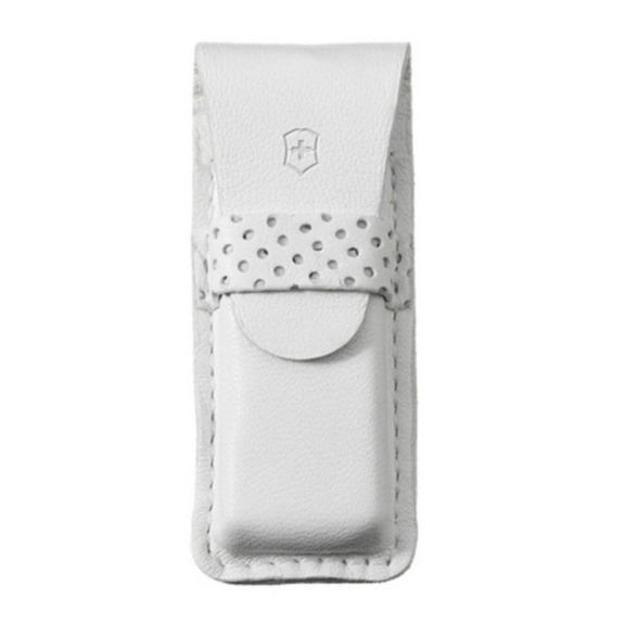 4.0762.7 Etui cuir blanc Victorinox pour couteaux 58 mm