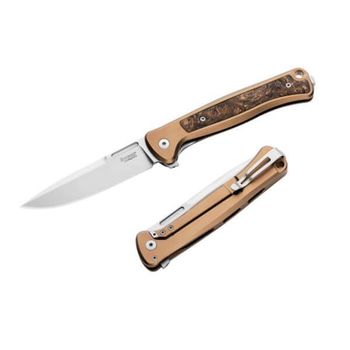 SK01.BR Klappmesser Lionsteel "Skinny" bronzefarben