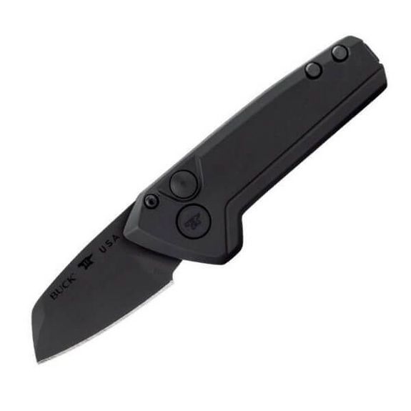 0839BKS1 Couteau automatique Buck mini Deploy Blackout