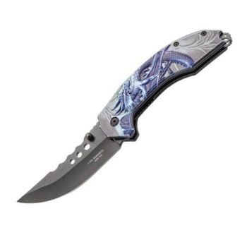 590511 Herbertz dragon motif pocket knife