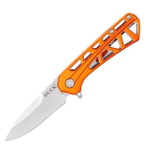 BU0814ORS Buck Mini Trace orange EDC folding knife