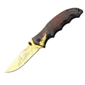585112 Herbertz ABS pocket knife, dragon design