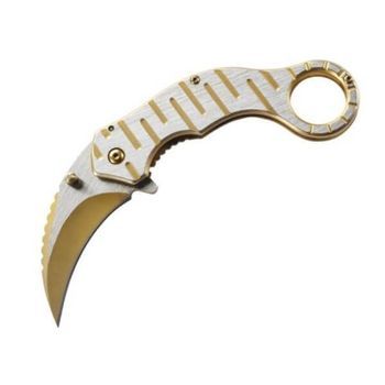 583612 Klappmesser Herbertz Karambit Edelstahl zweifarbig