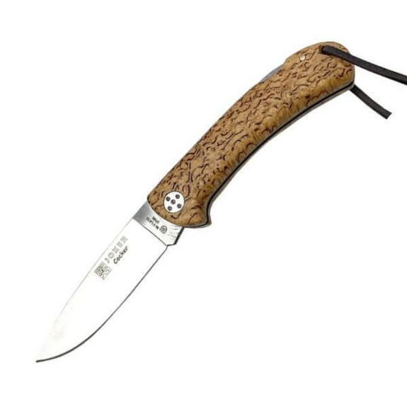 Jok-134NCB Joker Cocker folding knife with birch wood handle