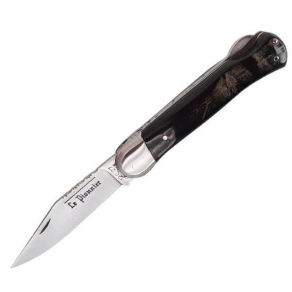 DC2985BUF Douris Chastel "Le Pionnier Chasse" 1-piece Buffalo pocket knife