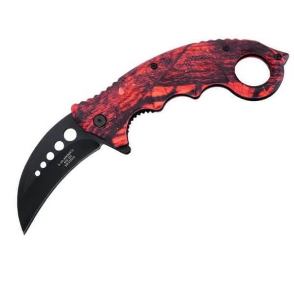 572513 Klappmesser Herbertz Karambit camo orange