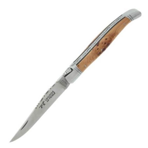 2847 Laguiole Klappmesser von Le Fidèle aus Wacholderholz.