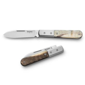 CK0111.RM Lionsteel folding knife ‘Roundhead Barlow’ ram's horn