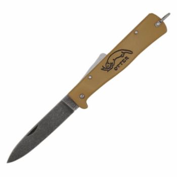10226.RG Folding knife OTTER ‘Mercator’ series sand carbon