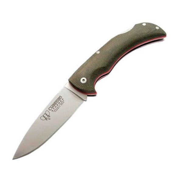 C345F-Cudeman Athenea folding hunting knife green