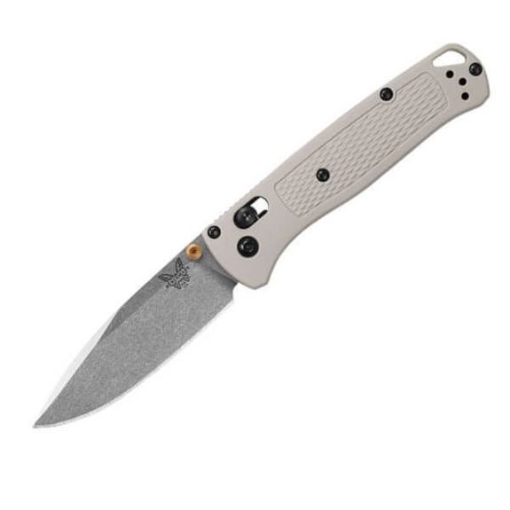 BEN535-12 Benchmade Bugout Grivory folding knife cream coloured