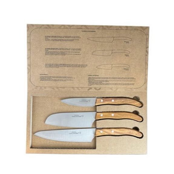 COF3252 Boxed set 3 Dozorme "Tradi Berlingot" kitchen knives
