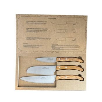 COF3252 Boxed set 3 Dozorme "Tradi Berlingot" kitchen knives