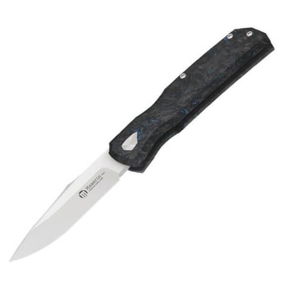 502.B Maserin ‘Power’ folding knife carbon blue