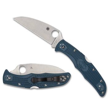 C10FPWK390 Spyderco Endura 4 Wharncliffe Taschenmesser blau
