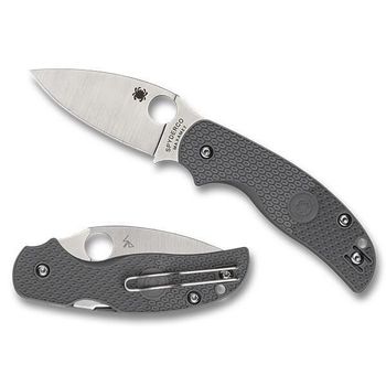 C123PGY Spyderco SAGE 5 Maxamet folding knife grey