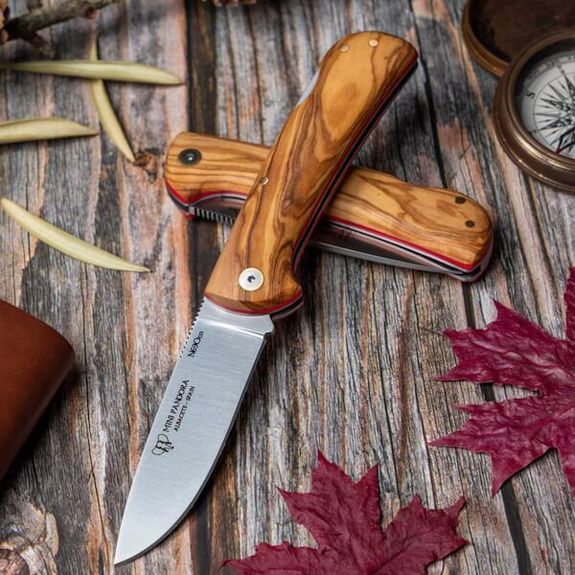 CUD-389L Cudeman Mini Pandora Olivier folding knife