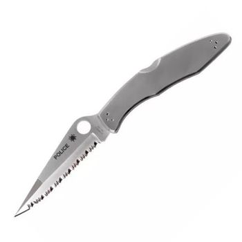 SPY C07S Spyderco Police pocket knife with teeth
