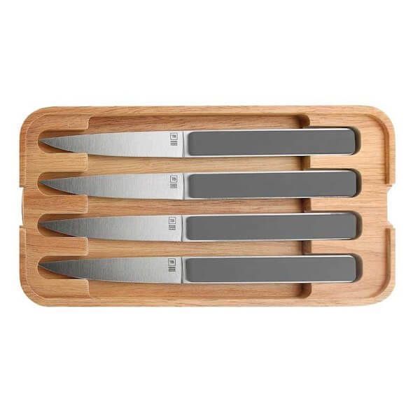 BEL2314 COFFRET 3 COUTEAUX TB MAESTRO IDEAL (TRANCHELARD, OFFICE, CUISINE) MANCHE POM NEUF - Couteaux De Table Et De Cuisine (12882527