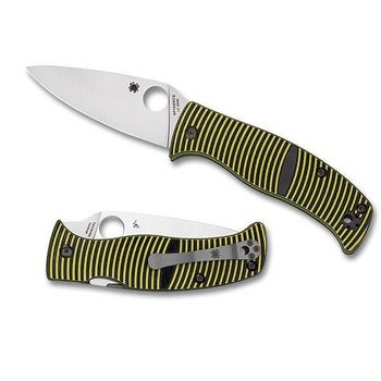 C217GP Spyderco Caribbean Leaf pocket knife