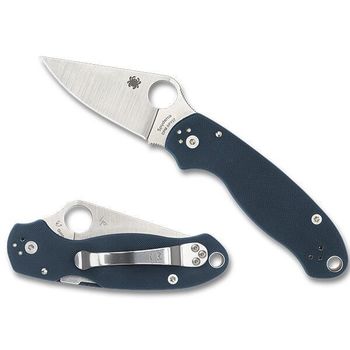 SPY C223GPCBL Klappmesser Spyderco Para 3 G10 blau