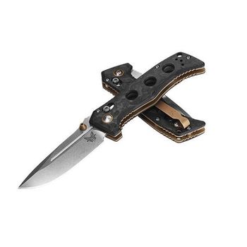 BEN273-03 Benchmade Mini Adamas marbled carbon folding knife