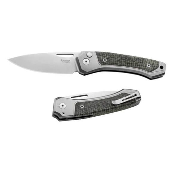 TW.GYGBK Lionsteel ‘TWAIN’ Folding Knife Titanium grey/G10