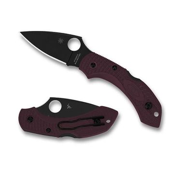 SPY C28BGBKP2 Spyderco Dragonfly 2 folding knife burgundy limited edition
