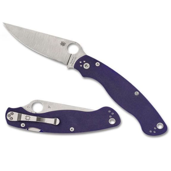 C36GPDBL2 Spyderco Military 2 G10 folding knife