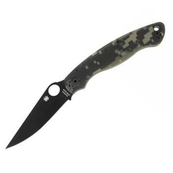 C36GPCMOBK2 Spyderco Military 2 G10 camo folding knife
