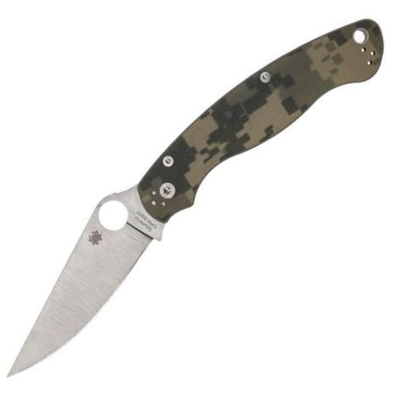 C36GPCMO2 Spyderco Military 2 G10 camo folding knife