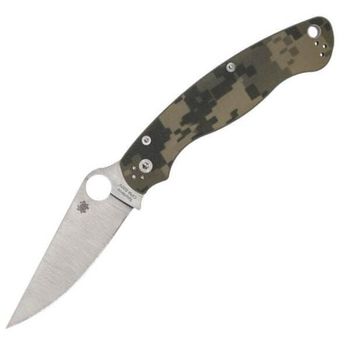 C36GPCMO2 Spyderco Military 2 G10 camo folding knife