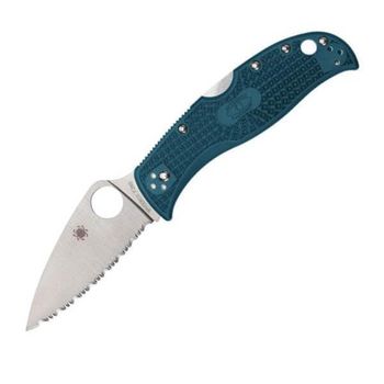 C262SLBK390 Spyderco ‘LEAFJUMPER’ serrated pocket knife