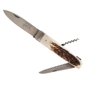 DC1983CER Douris Chastel ‘Hallali Chasse’ 3-piece deer pocket knife
