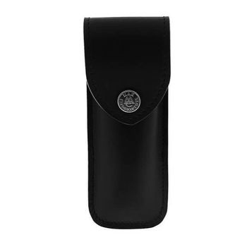 50313 Etui Max Capdebarthes „RANDONNEUR“ Leder schwarz 12/13cm