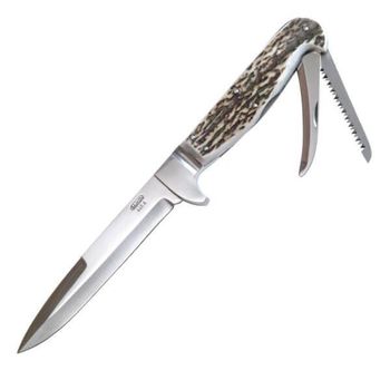 M370NP3 Couteau fixe de chasse Mikov bois de cerf