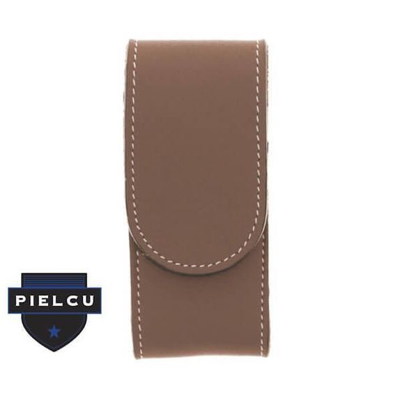 20212 Lederetui Taupe Pielcu 11/12 cm