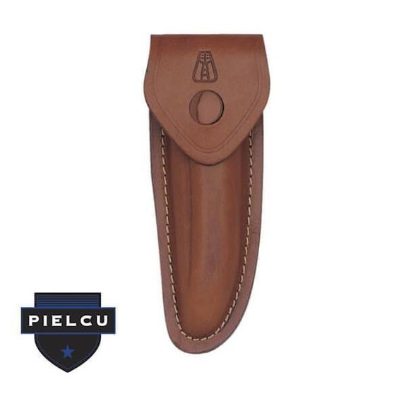 5211 Braunes Lederetui Pielcu Laguiole 11 cm