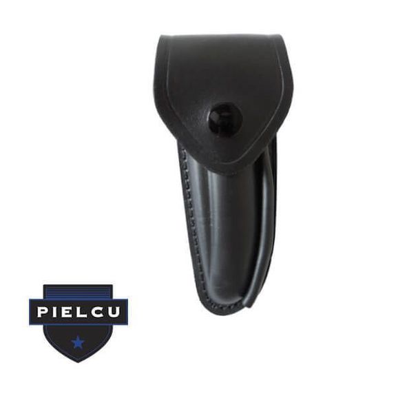 PL78225-70 Etui Pielcu Leder gefüttert schwarz für Messer Typ Laguiole